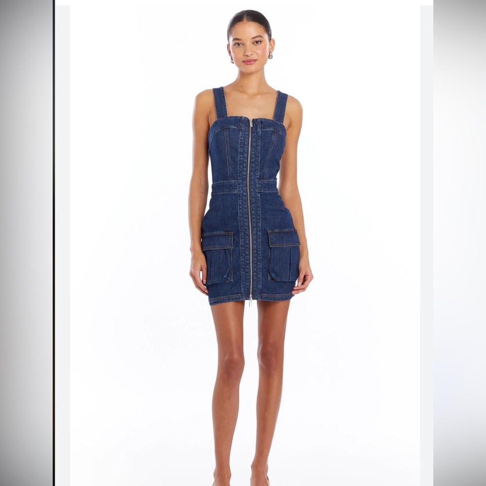Amanda Uprichard Gage Denim Dress